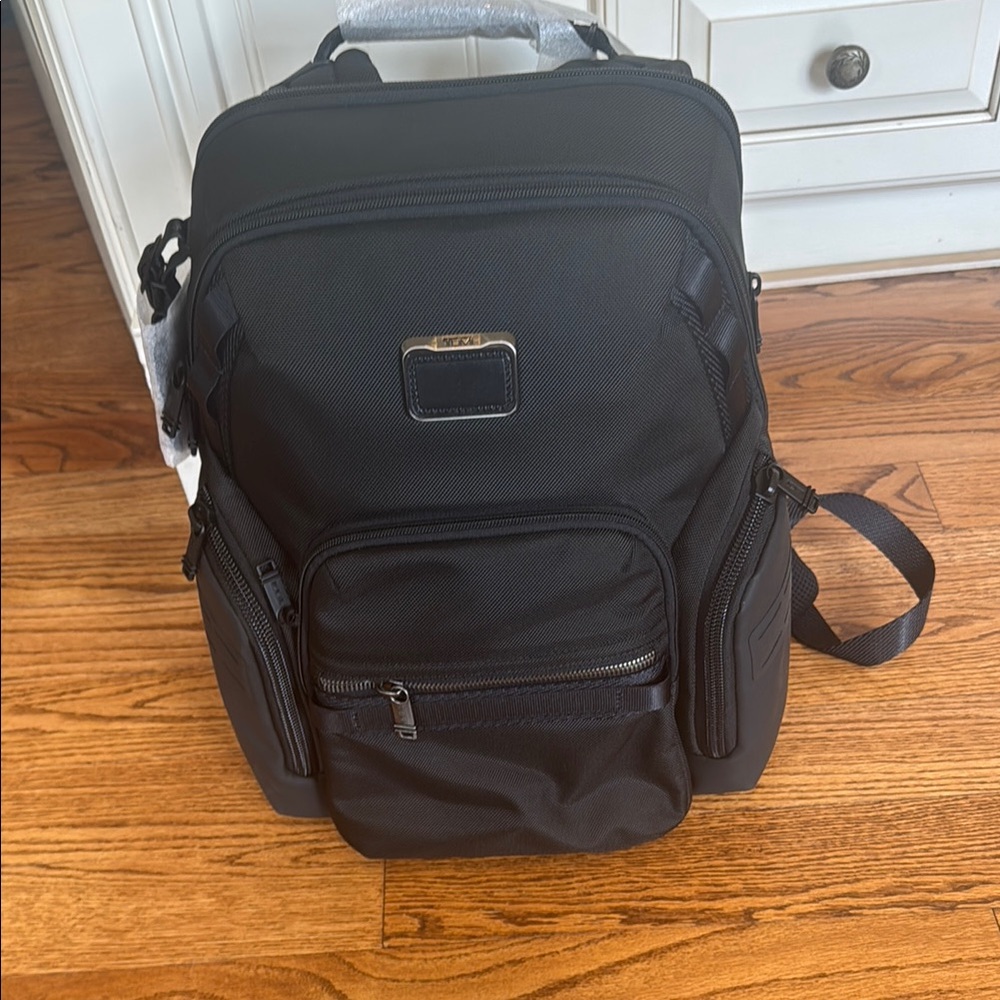 Tumi Black Mens Navigation Backpack